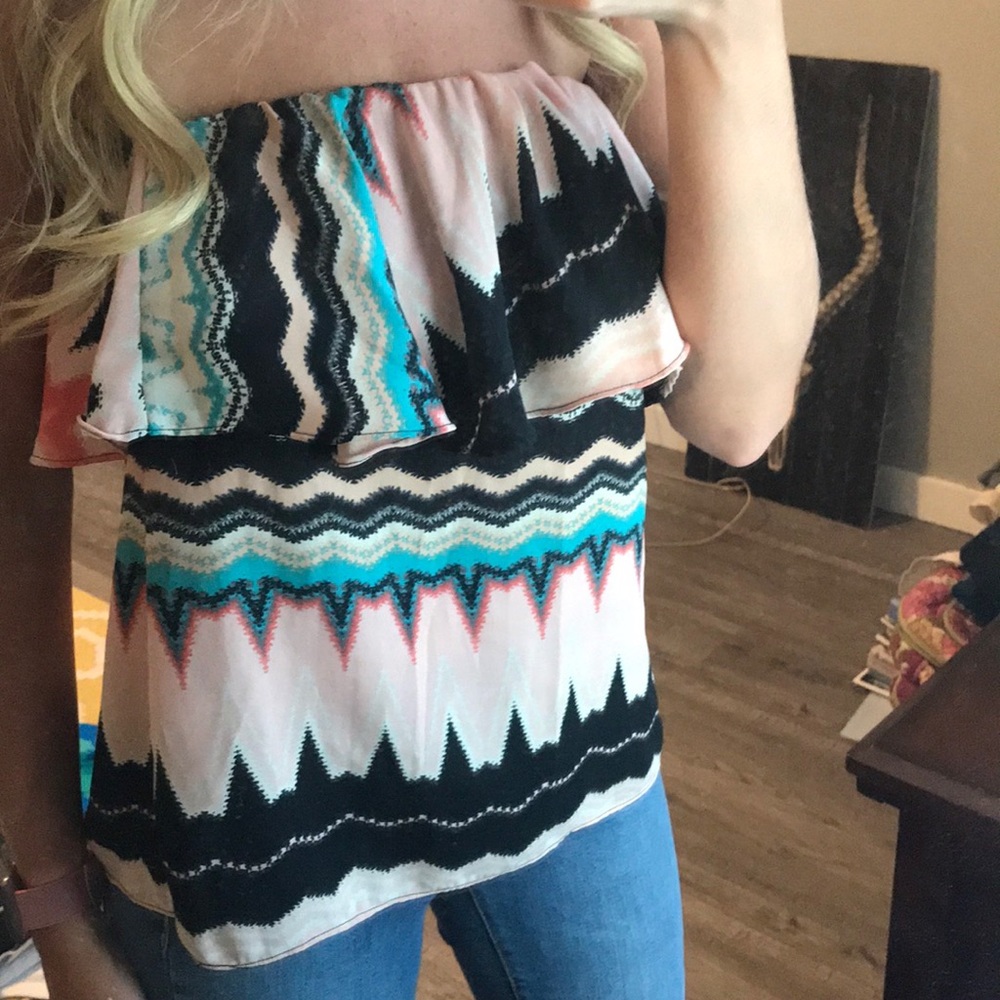 Strapless top